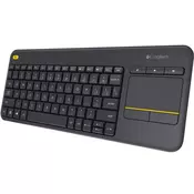 K400 Plus Wireless Touch YU crna tastatura