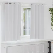 Zavjese za blackout s prstenovima 2 pcs Svijetlo Siva