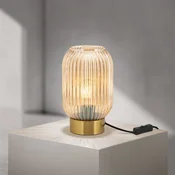 ORION Karnevalska stolna lampa, jantarna, staklo, visina 23,5 cm, E27 - Dnevni boravak/blagovaonica