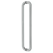 Kljuka EUROLATON za steklena in lesena vrata - 81 (inox), 455 x 425 x 80 (par)