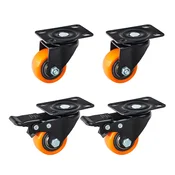 Set 4 vrtljivih koles 40mm 40kg, 2 z zavoro in 2 brez zavore 81758