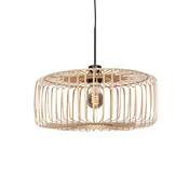 Steinhauer Visoka svetilka Sparkled Light, črna/naravni bambus, O 40 cm - Dnevna soba/jedilnica - Svetlo leseno, črno