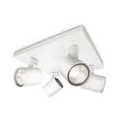 Philips - LED RGBW prigušiva ugradna spot svetiljka RUNNER 4xGU10/6,5W/230V bela