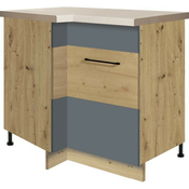 Kutni element desni Infinity 14D 100x70 - siva