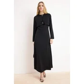 Trendyol Modest Ženska haljina Tctss26Db00008, Crna