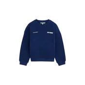 WE Fashion Majica temno modra/bela