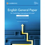 Cambridge International AS Level English General Paper Coursebook with Digital Access (2 Years)