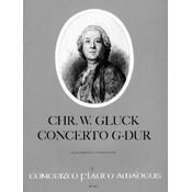 GLUCK:CONCERTO IN G-DUR FLUTE AND PIANO