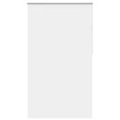 Vidaxl Rolo zatemnjena bela 135x210cm Širina tkanine 131,6cm poliester