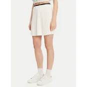 Lacoste Plisirano krilo JF1403 Écru Regular Fit