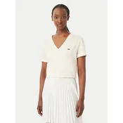 Lacoste Majica TF7300 Kremna Regular Fit