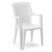Baštenska stolica plasticna Eden, bela