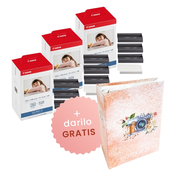 Canon - Komplet kartuš + foto papir Canon KP-108IN, original, 3 kosi + DARILO GRATIS