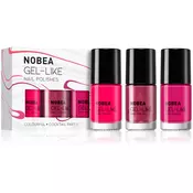 NOBEA Colourful set lakov za nohte Cocktail Party
