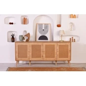 Hanah Home Komoda Jüt 180x81x41cm Hrast