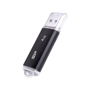 Silicon Power SILICON POWER Ultima U02 USB flash drive, 4 GB, USB 2.0, crna
