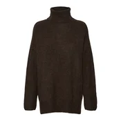 Vero Moda Tall Pulover VMJUPITER temno rjava