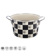 Orion Emajliran lonec Šahovnica Lem , 3 l, premer20 cm