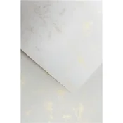 Oblikovalski papir A4, marmornat, 100 g, zlati vzorec, 50 kosov