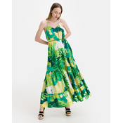 Guess zelena cvetlična obleka Angelica