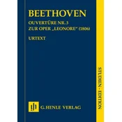 BEETHOVEN:OUVERTURE NR.3 ZUR OPER LEONORE (1806) STUDY SCORE