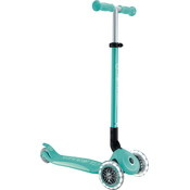 Globber otroški zložljivi skiro - Primo Foldable Plus Lights V2 - Dark Mint/Mint