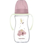 Canpol babies Sleepy Koala Easy Start Anti-Colic Bottle Pink 12m+ otroška steklenička proti krčem 300 ml za otroke