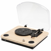SAL Retro gramofon drvo + BT bežicni zvucnik, 4in1, FM, MP3, AUX - RRT 12B