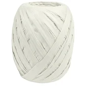 Vrpca ukrasna 10mmx30m rafija prasent 437-601 bela