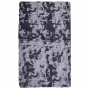 Vidaxl Visoka košata preproga NAVARRA temno siva 80x150 cm poliester