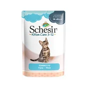 Schesir Mokra hrana v vrečki - Kitten, 85 g - Tuna