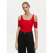 PINKO Bodi Bella 104832 A2H1 Rdeča Regular Fit
