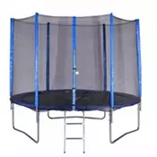 SPARTAN trampolin z zaščitno mrežo (305cm) + lestev