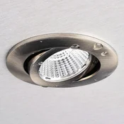 Deko-Light LED stropna svetilka Dione, IP44, 4.000 K, nikelj, zatemnitev - Kopalnica - Sodobni - Aluminij