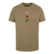 Mens T-shirt Lost Youth Rose - olive