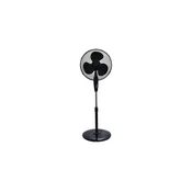 Stojni ventilator 60 W/230 V, višina 125 cm, črne barve