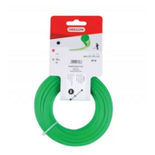 Oregon 69-412 silk za trimer, kockasti zelen 2.4mm x 15m ( 064883 )