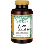 Aloe Vera, 25 mg - 100 mehkih gelov