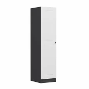 Hanah Home Garderober Minar Kale-8708, 45x190x52 cm, Crno-beli