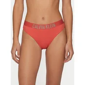 Calvin Klein Swimwear Bikini hlačke  siva / losos