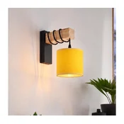 BRILAGI - Zidno svetlo NUBILA 1xE27/60W/230V braon/crna/žuta