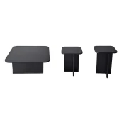 Hanah Home Blues Black Set 3 stola, Crrni