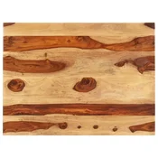 Vidaxl Mizna plošča iz trdnega akacijevega lesa 25-27 mm 70x80 cm