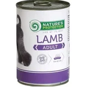 NATURES PROTECTION Hrana za pse Adult Lamb, 400g