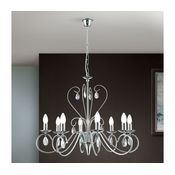 Orion LU 1658/8 - Kristalni luster na lancu ALESSIA 8xE14/40W/230V sjajni hrom