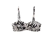 WE Fashion Bikini zgornji del  črna / bela
