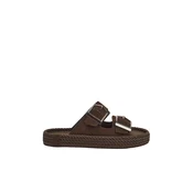 Trendyol Shoes Ženske sandale Takss25Sd00073, Braon