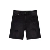 Bershka Kavbojke črn denim