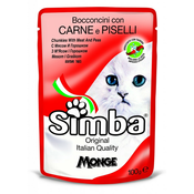 SIMBA Sos za macke - Meso i grašak 100g
