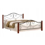 Krevet Houston 313 Jednostruki, Smeda, 120x200, Metalne, Basi a doghePodnice za krevet, 123x205x89cm